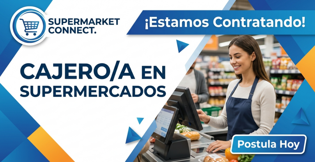 Cajero/a en supermercados