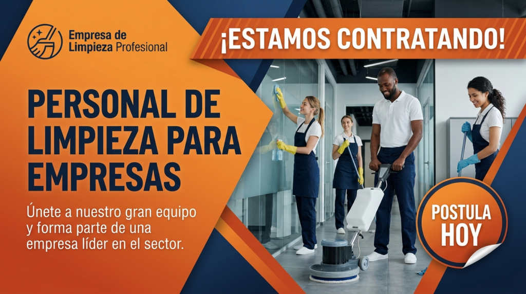 Personal de limpieza en empresas